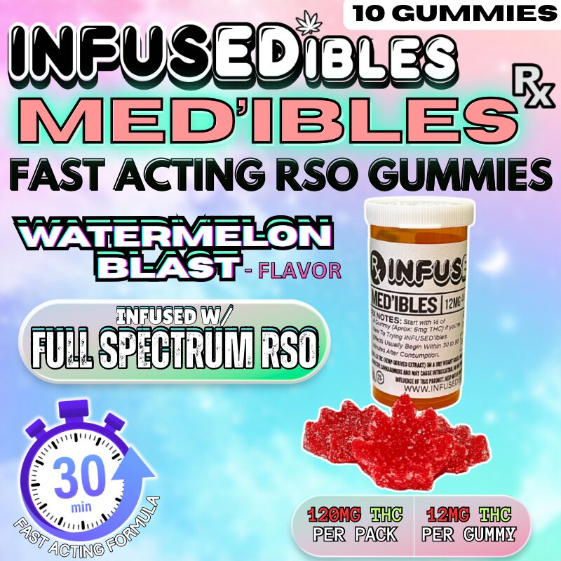 MED'ibles – Full Spectrum RSO Gummies | 120mg THC