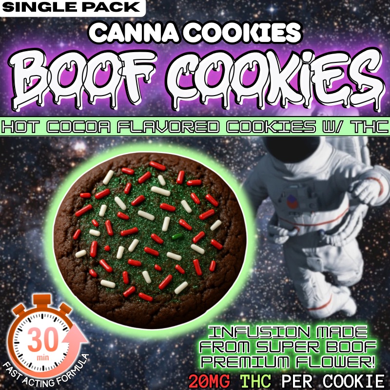 BOOF Cookies | Fast-Acting 20mg THC (SINGLE PACK)