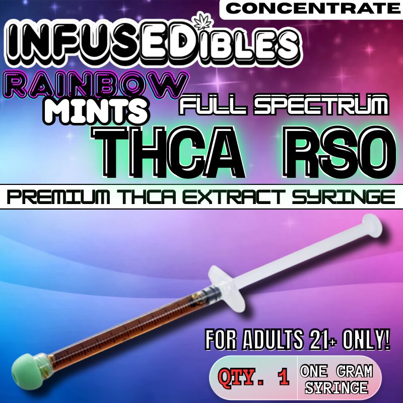 Rainbow Mints - RSO | Full Spectrum THCA Extract (1G)