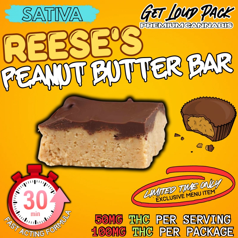 Reese's Peanut Butter Bar | Fast-Acting 100mg THC